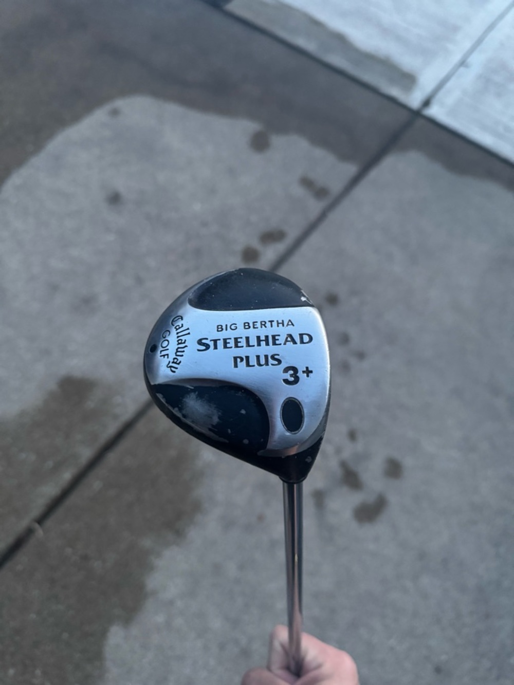 CALLAWAY BIG BERTHA STEELHEAD PLUS #3 WOOD STEEL SHAFT RH